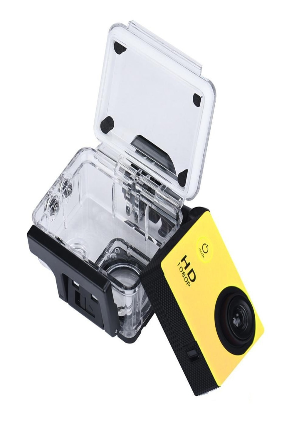 Спортивная экшн камера видеокамера с креплениями SportsFull HD 1080p Жёлтая (364120) Francesco Marconi (214077951)