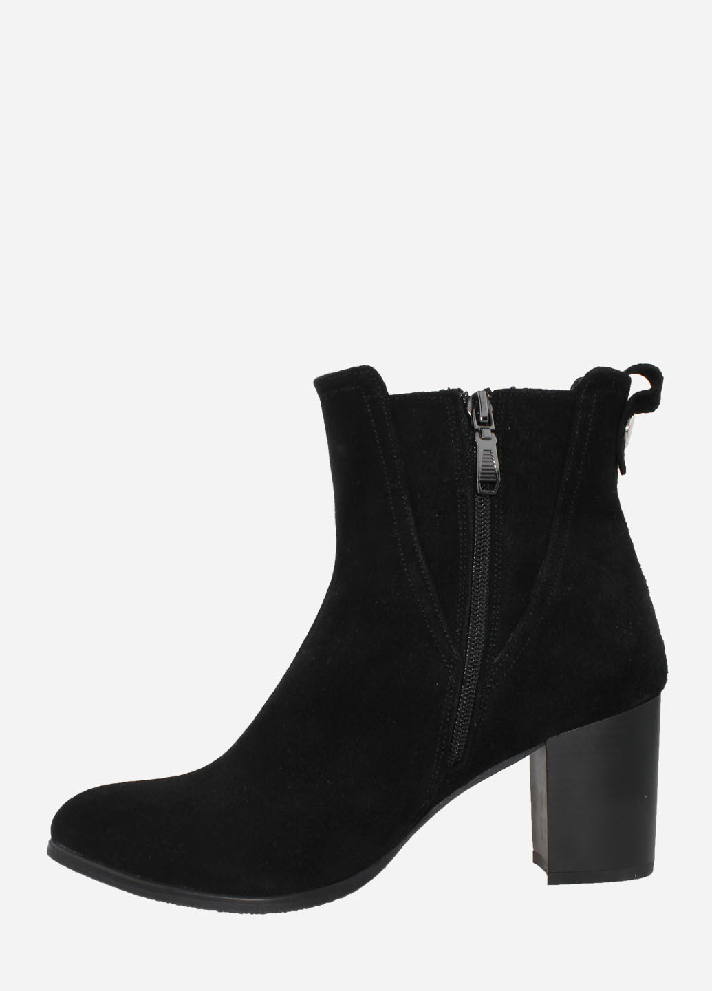 Осенние ботинки re2394-11 черный El passo из натуральной замши