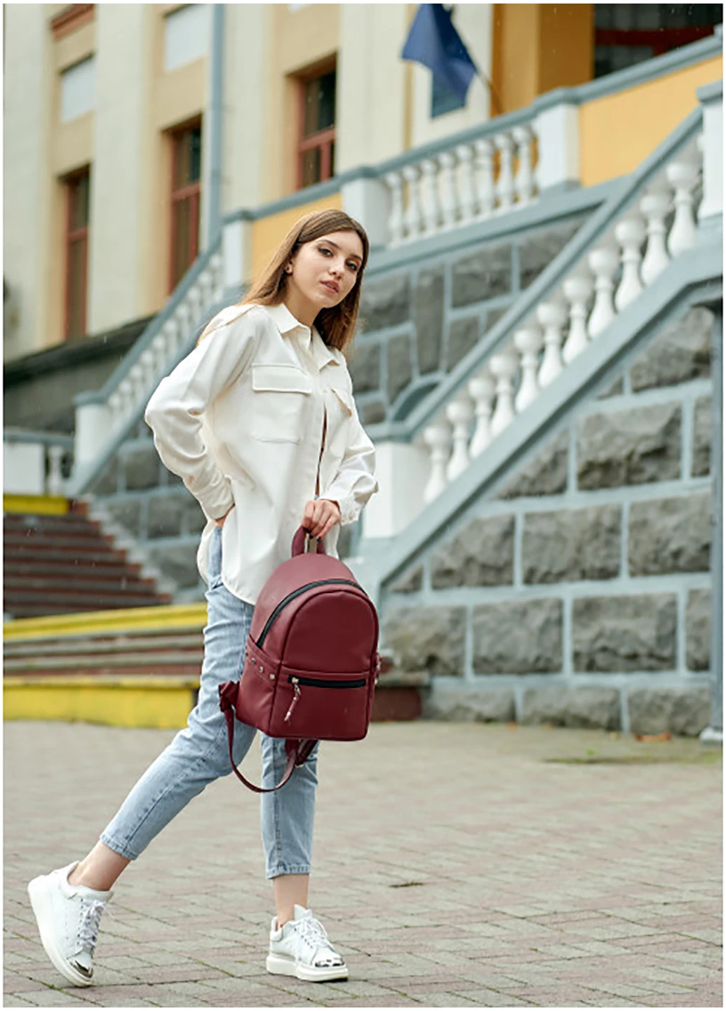 Жіночий рюкзак 35х25х12 см Sambag (242187983)