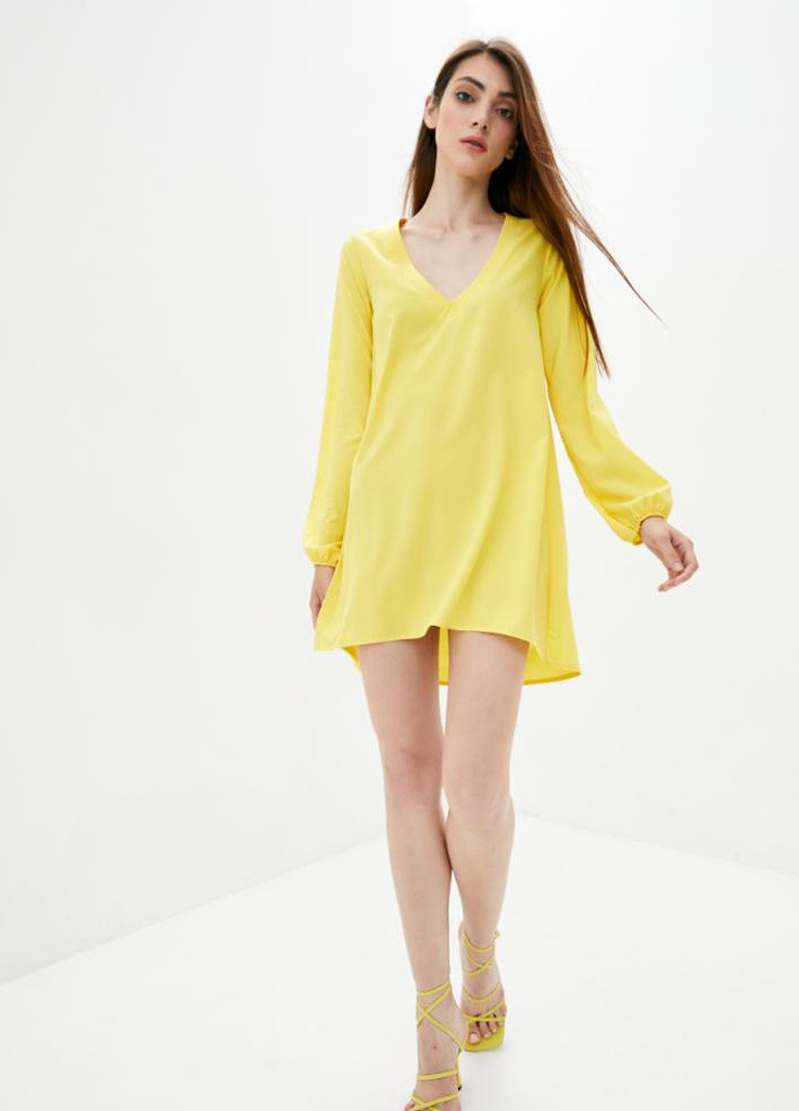 Жовта демісезонна жіноча блузка-туніка dolan Podium
