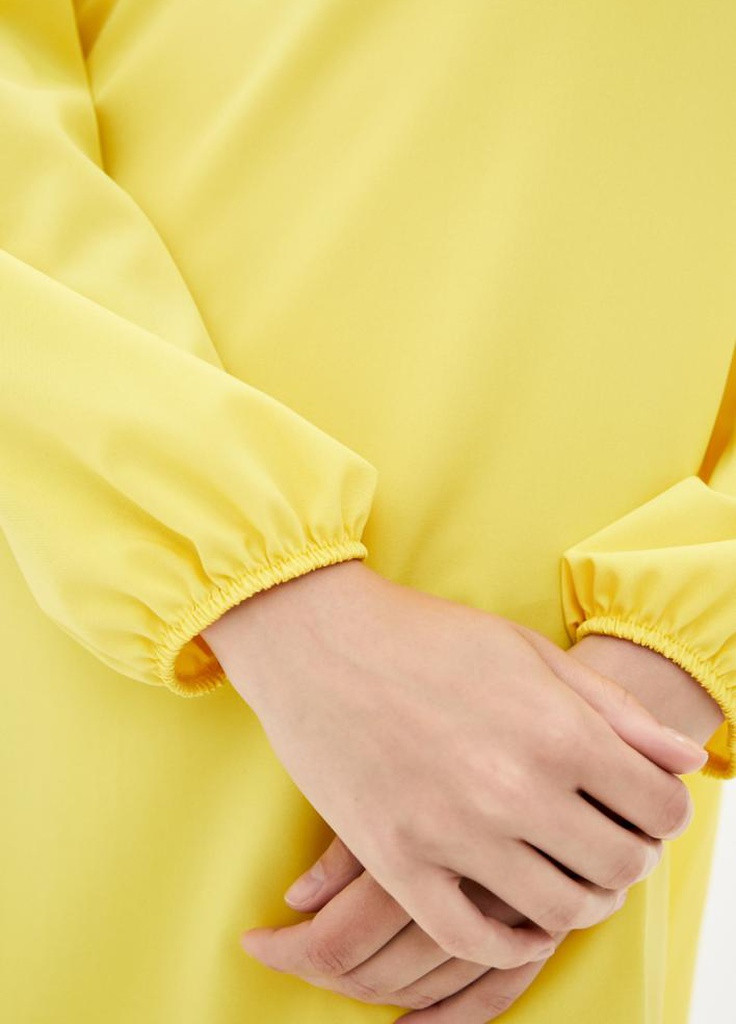 Желтая демисезонная женская блузка-туника dolan Podium