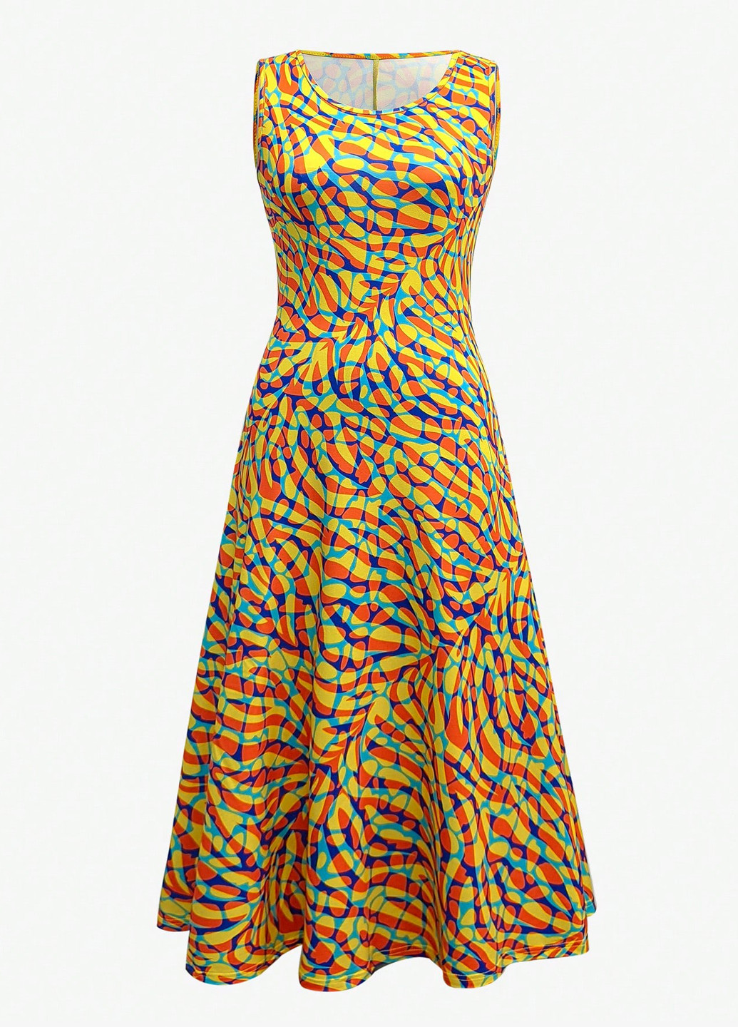 Желтый демисезонный комплект (жакет, платье) SHEIN