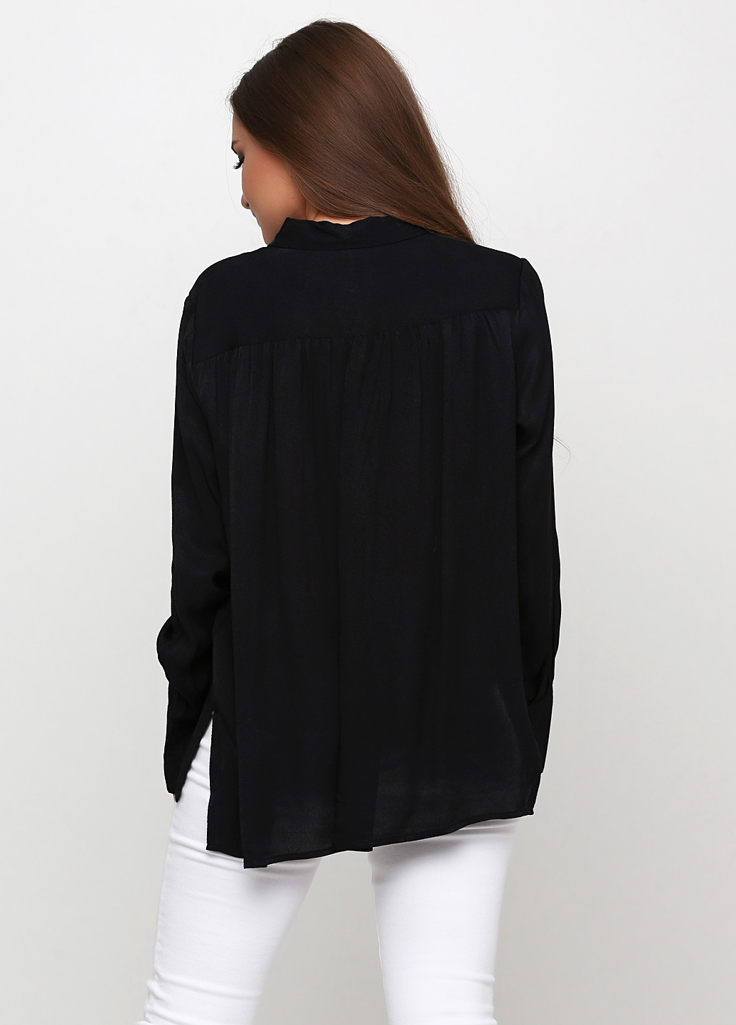 Черная демисезонная блуза Saint Tropez