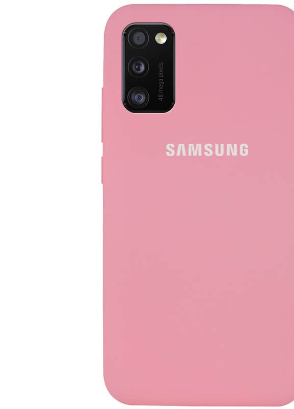 Чехол Silicone Cover Full Protective (AA) для Samsung Galaxy A41 Розовый / Pink (is_00000036228_8) Epik (238479972)