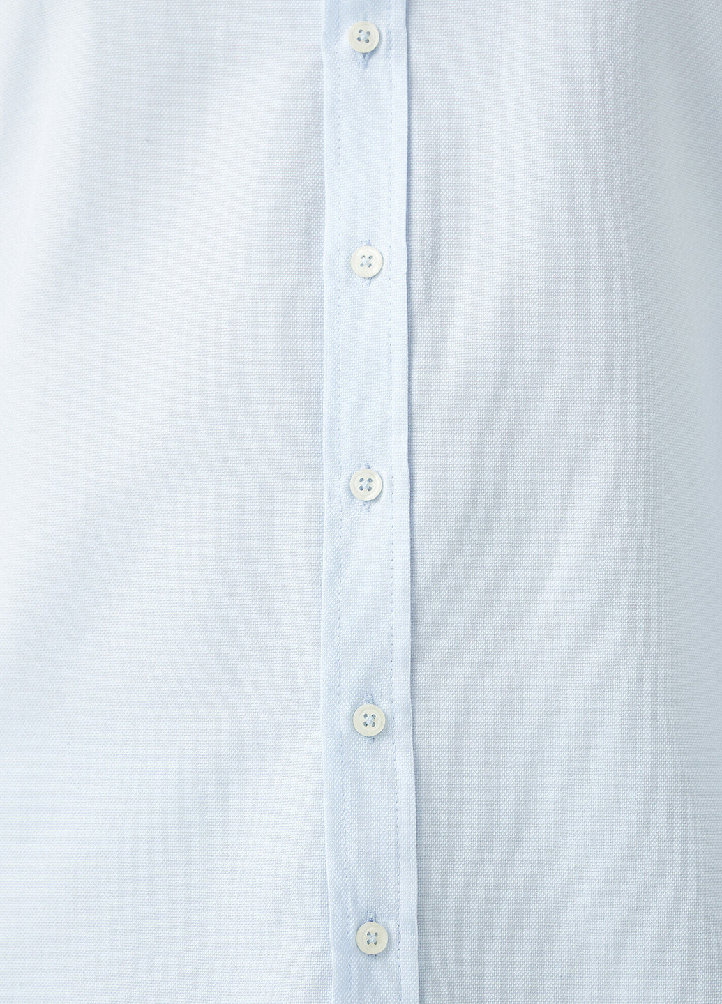 Светло-голубой кэжуал рубашка однотонная KOTON