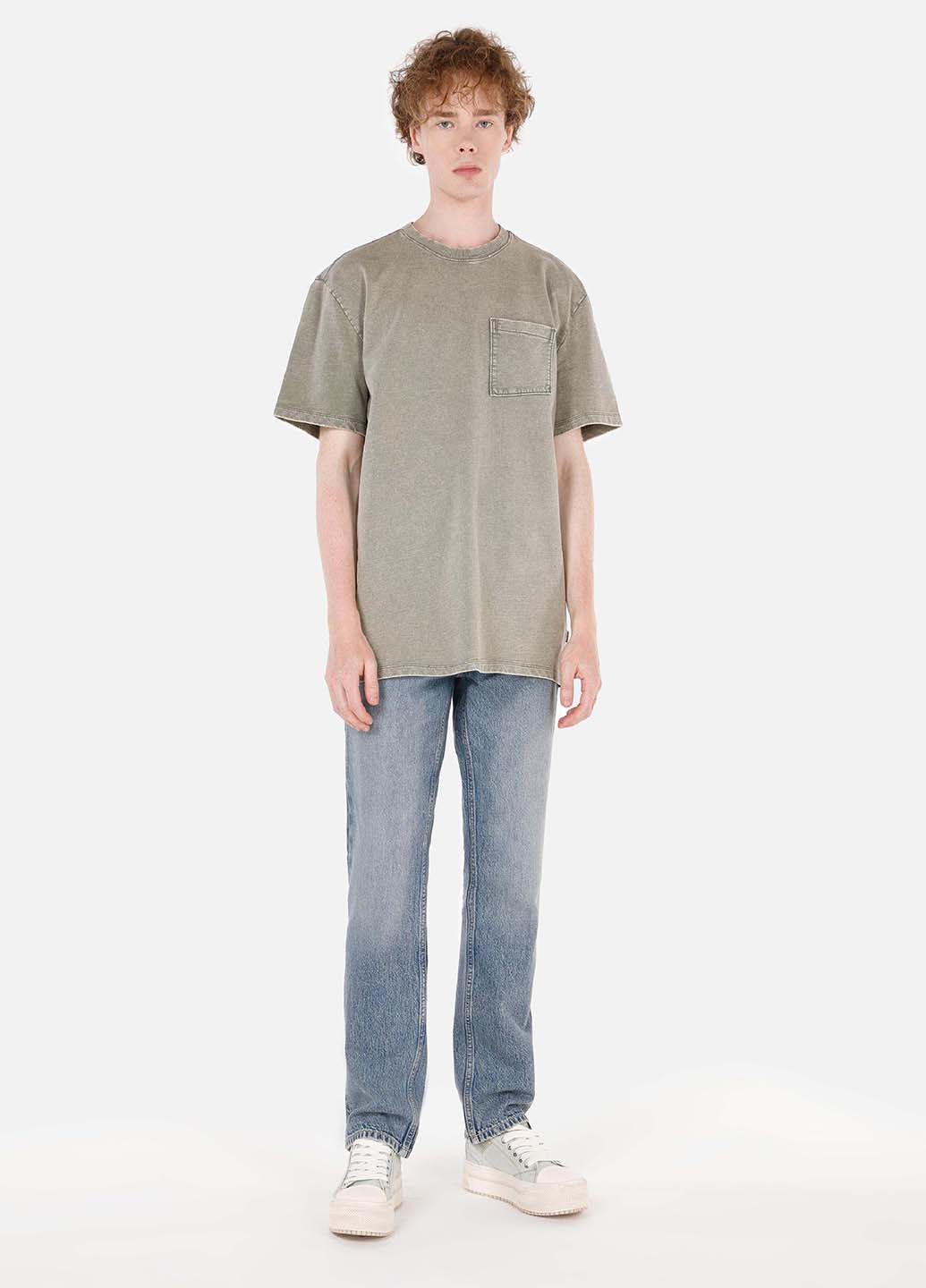 Сіро-бежева футболка Colin's