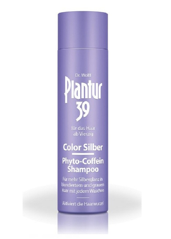 Шампунь-тонуючий для сивучого,тьмяного волосся проти випадіння 250 мл Color Silver Plantur 39 (254551292)