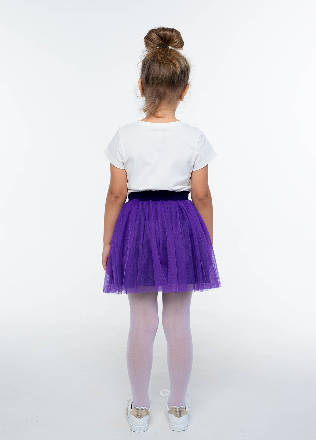 Фиолетовая кэжуал однотонная юбка Vidoli клешированная