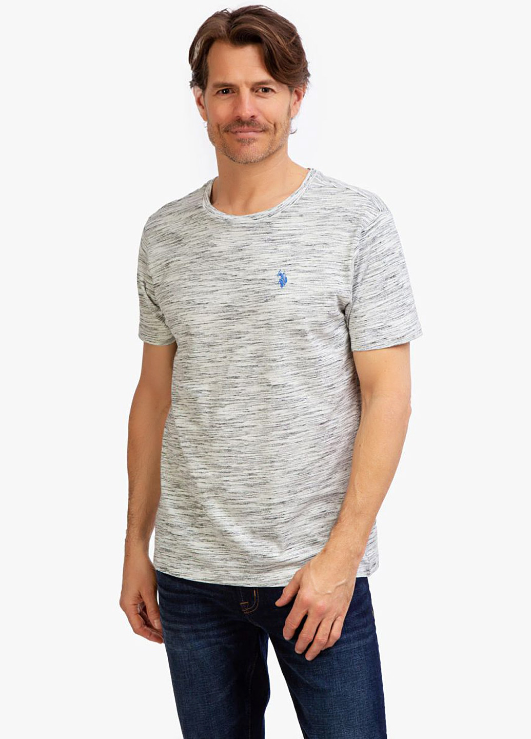 Серая футболка U.S. Polo Assn.