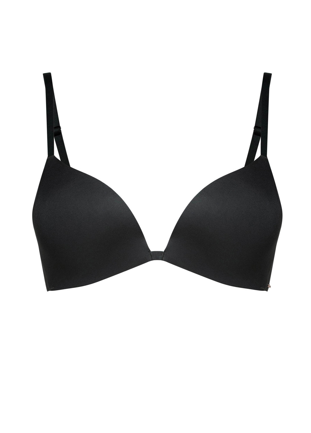 Чорний безшовний бюстгальтер Marc & André без кісточок поліамід