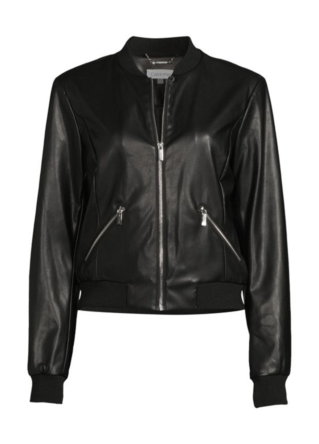Черная демисезонная куртка Calvin Klein