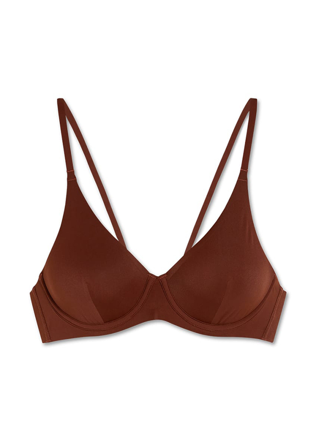 Коричневий бюстгальтер C&A з кісточками поліамід