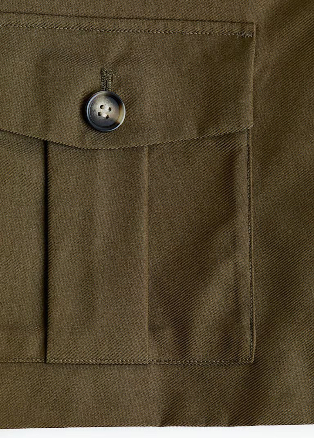 Хаки женский жакет H&M однотонный - демисезонный