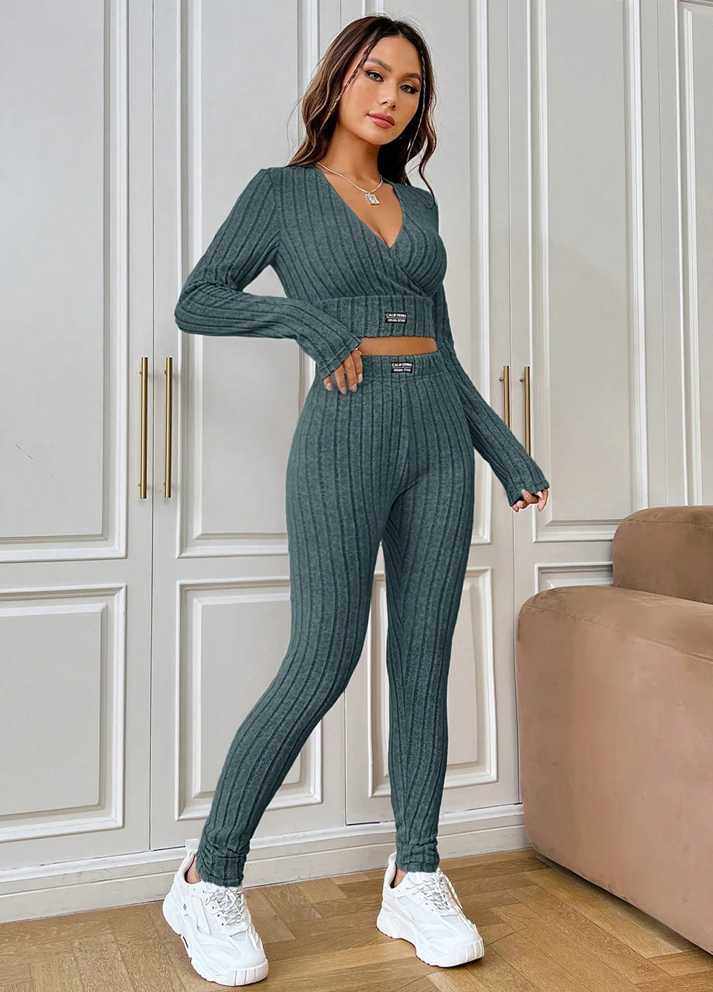 Костюм (топ, леггинсы) SHEIN (311527464)