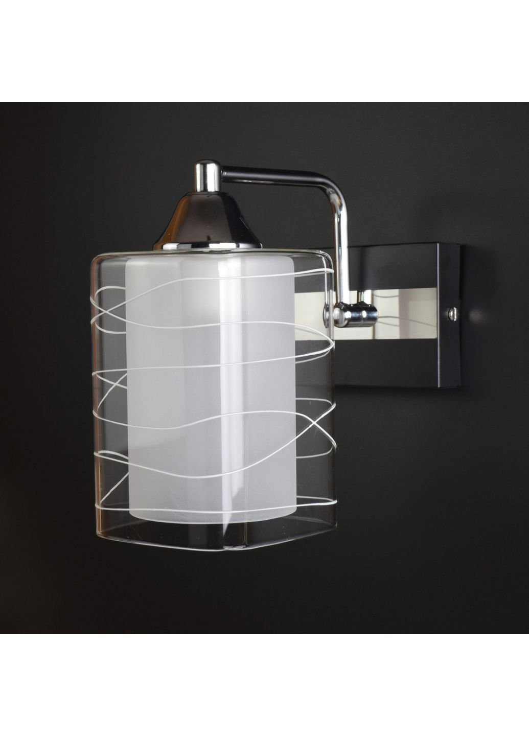 Бра настенное 126/1-bk Черный 20х12х21 см. Sunnysky (253542951)