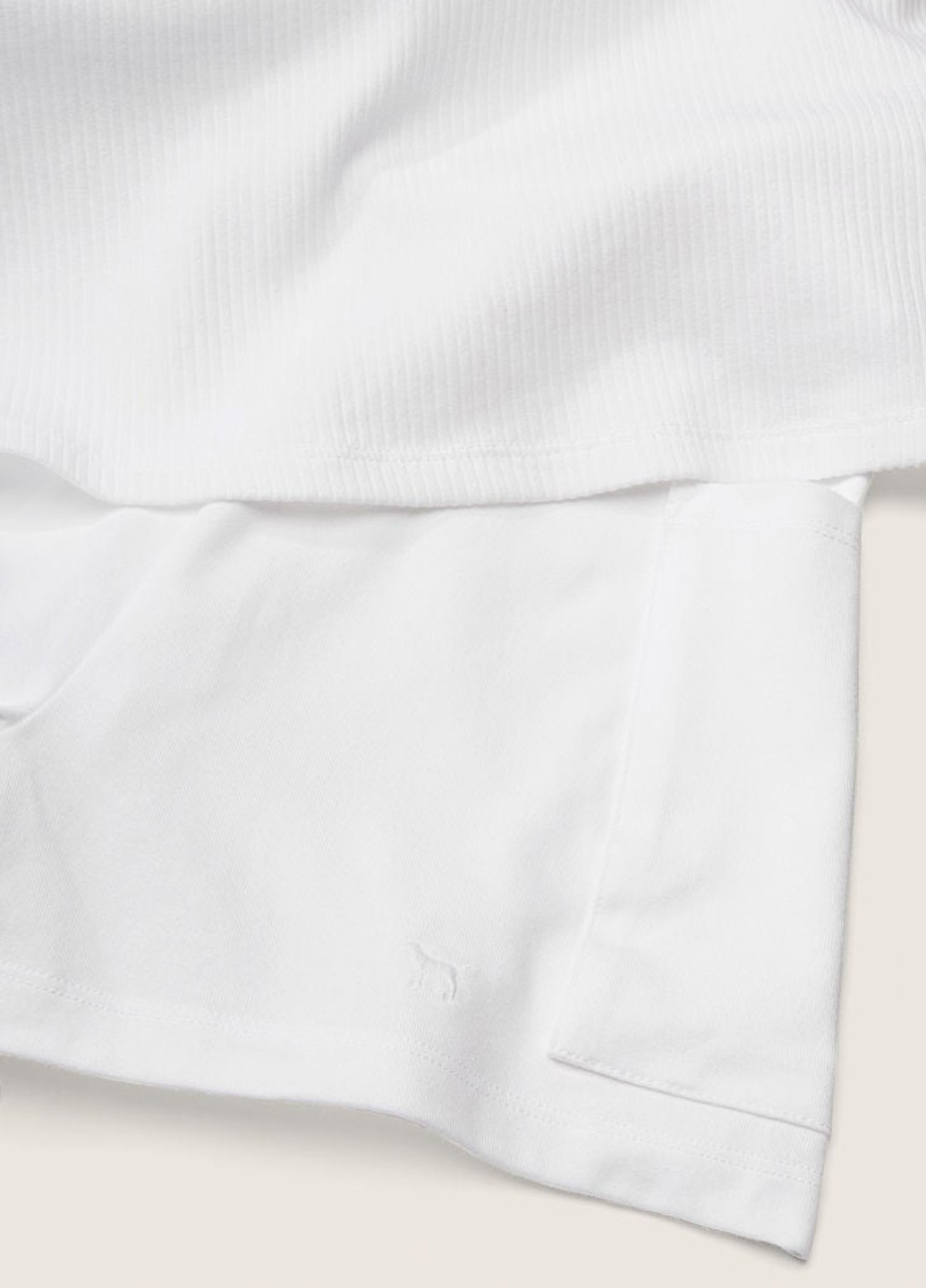Белое спортивное платье клеш, платье-майка Victoria's Secret однотонное
