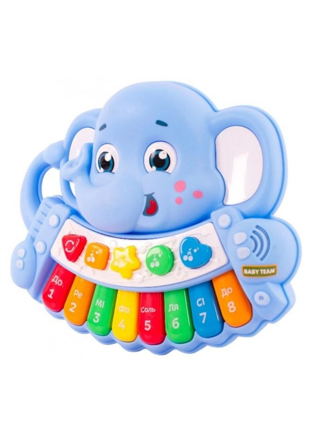 Розвиваюча іграшка Піаніно музичне Слонік (8630) Baby Team (254076104)