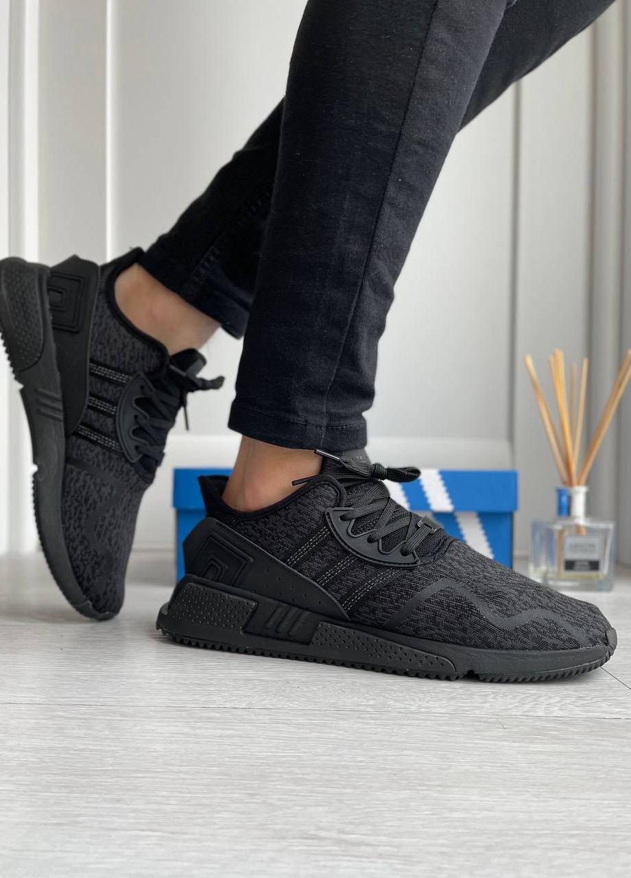 Чорні Осінні стильні чоловічі кросівки No Brand