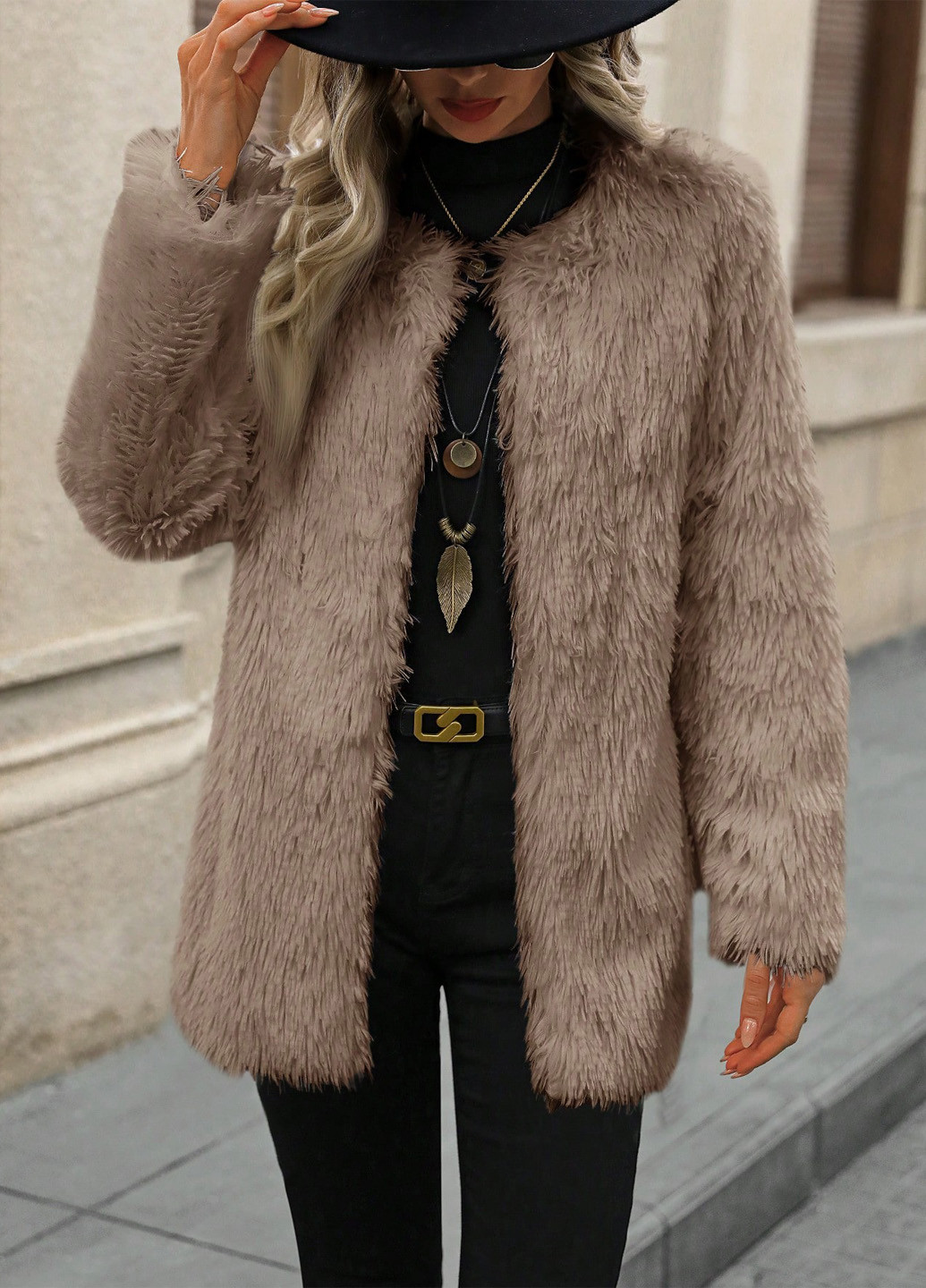 Полушубок SHEIN (341286138)