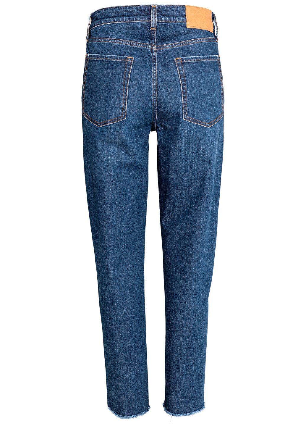 Темно-синие демисезонные зауженные джинсы H&M