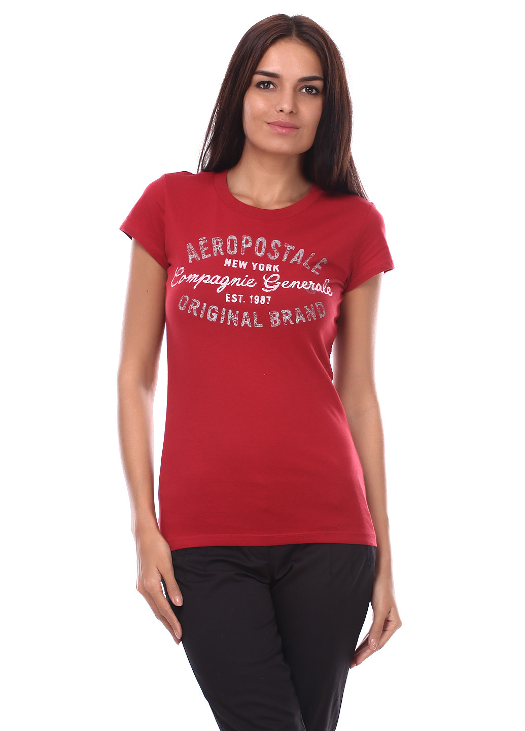 Червона літня футболка Aeropostale