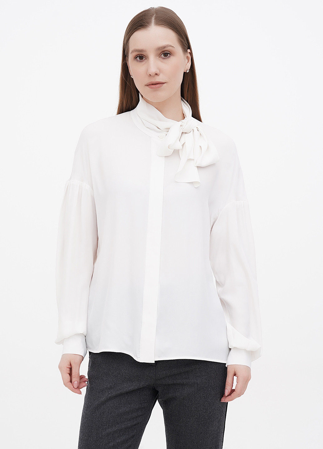 Біла демісезонна блузка Pinko