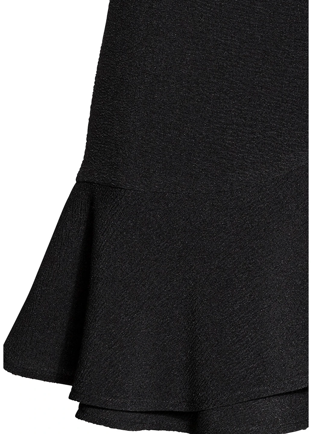 Черная кэжуал юбка H&M мини