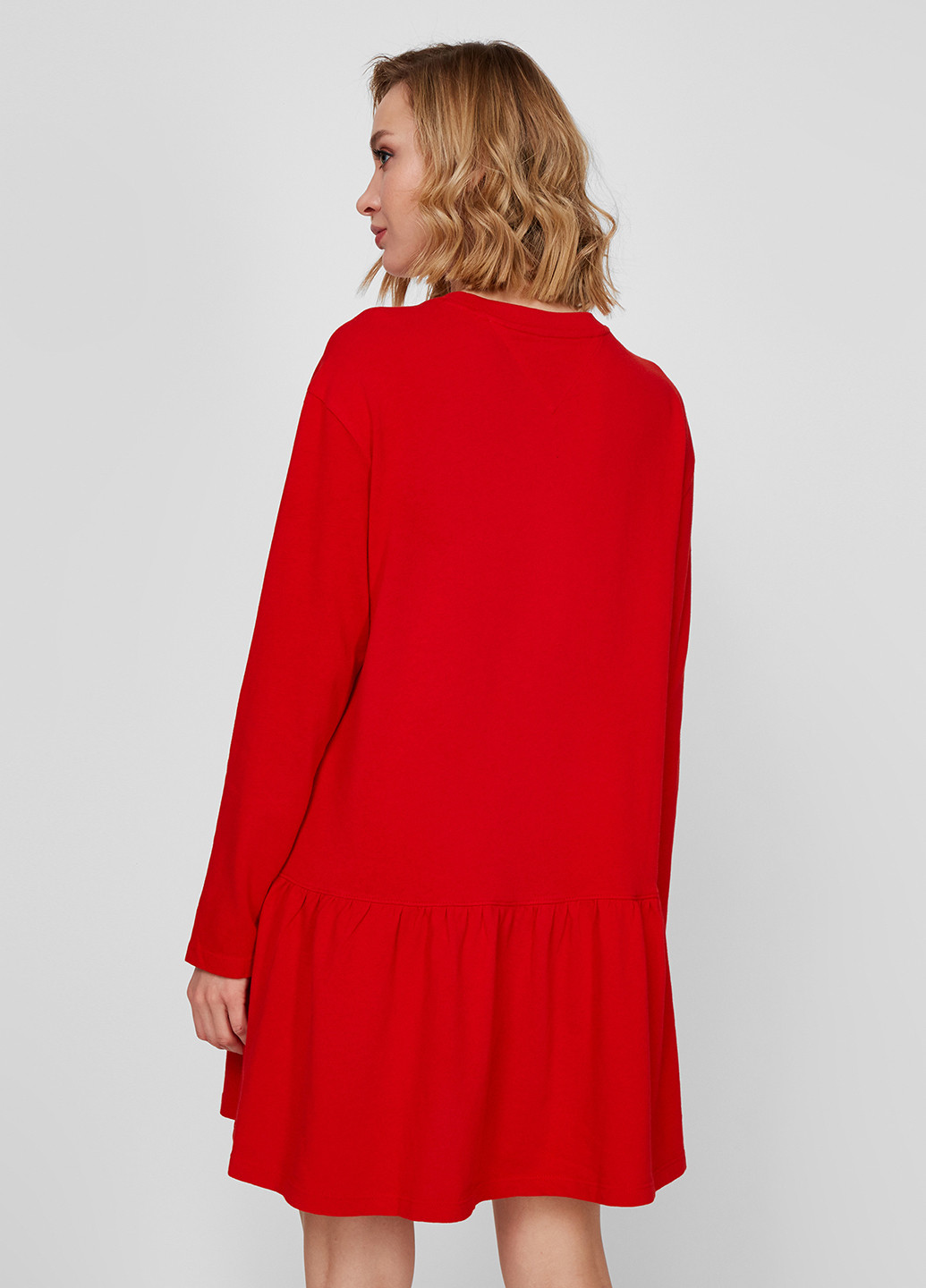 Червона кежуал сукня а-силует Tommy Jeans з логотипом