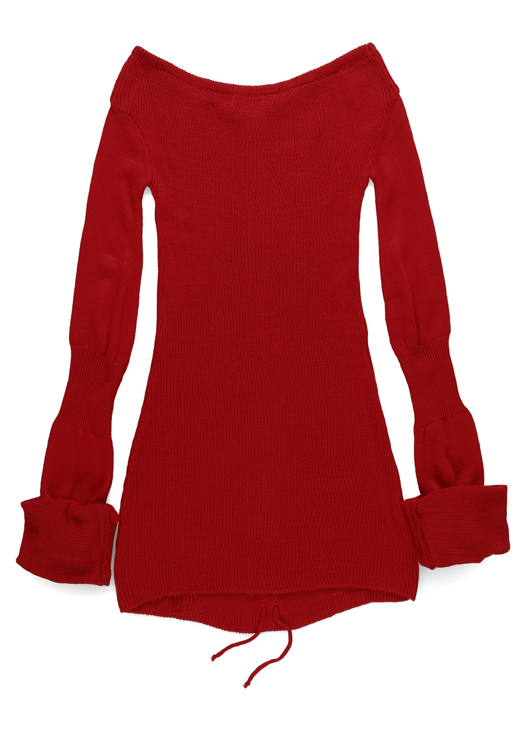 Червона кежуал сукня сукня светр PrettyLittleThing однотонна