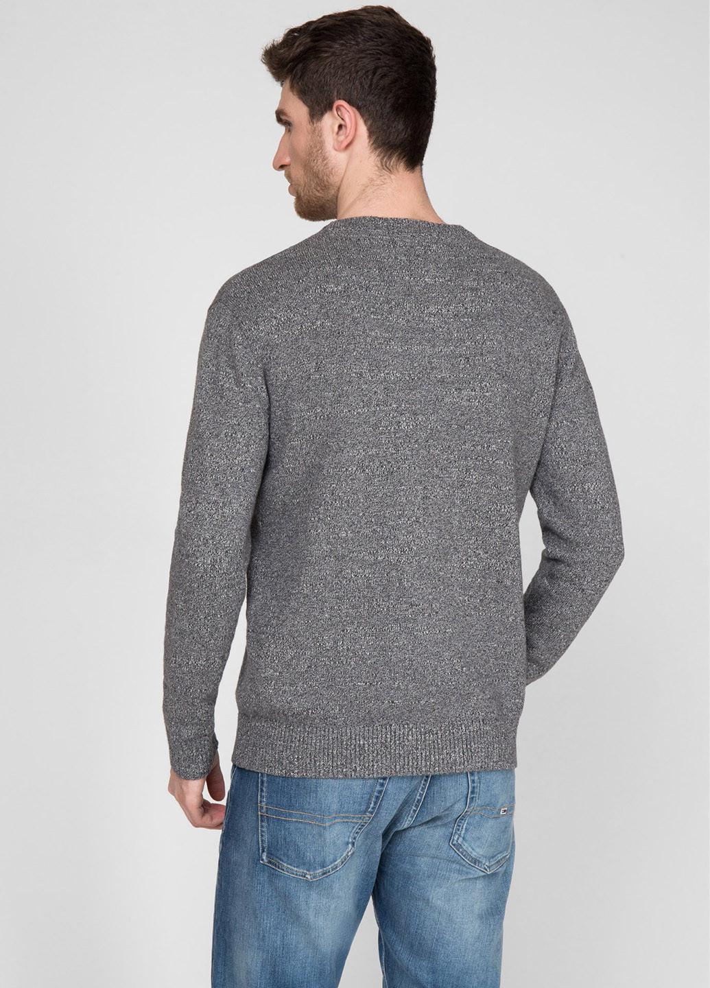 Серый демисезонный свитер джемпер Tommy Hilfiger