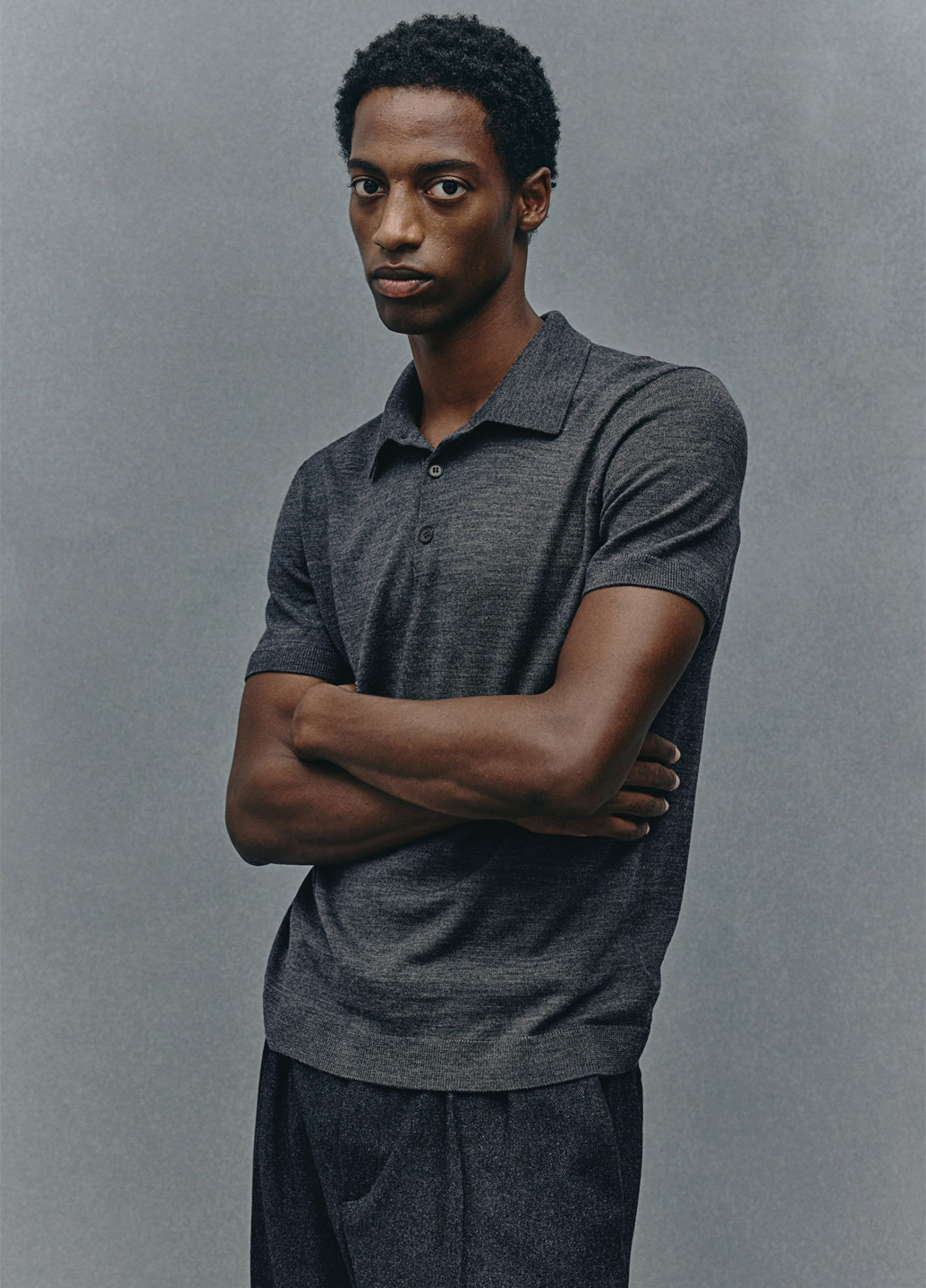 Темно-сірий демісезонний светр H&M