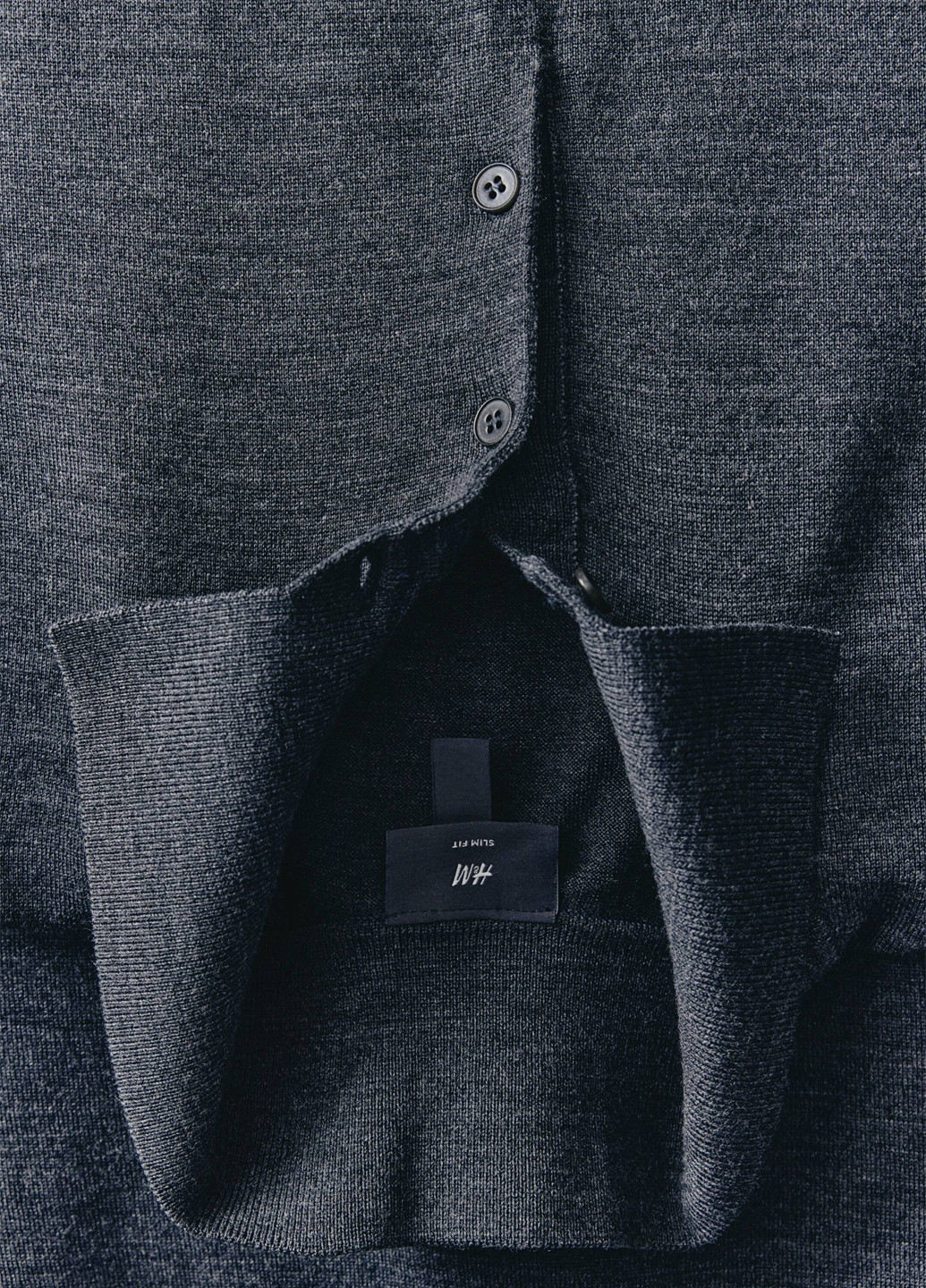 Темно-сірий демісезонний светр H&M