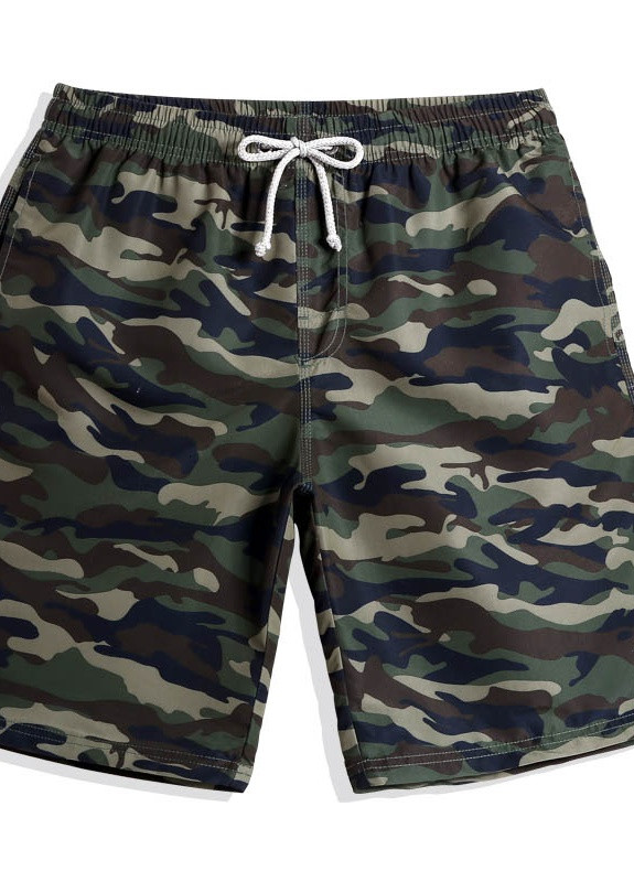 Мужские камуфляжные бриджи Qike (250596896)