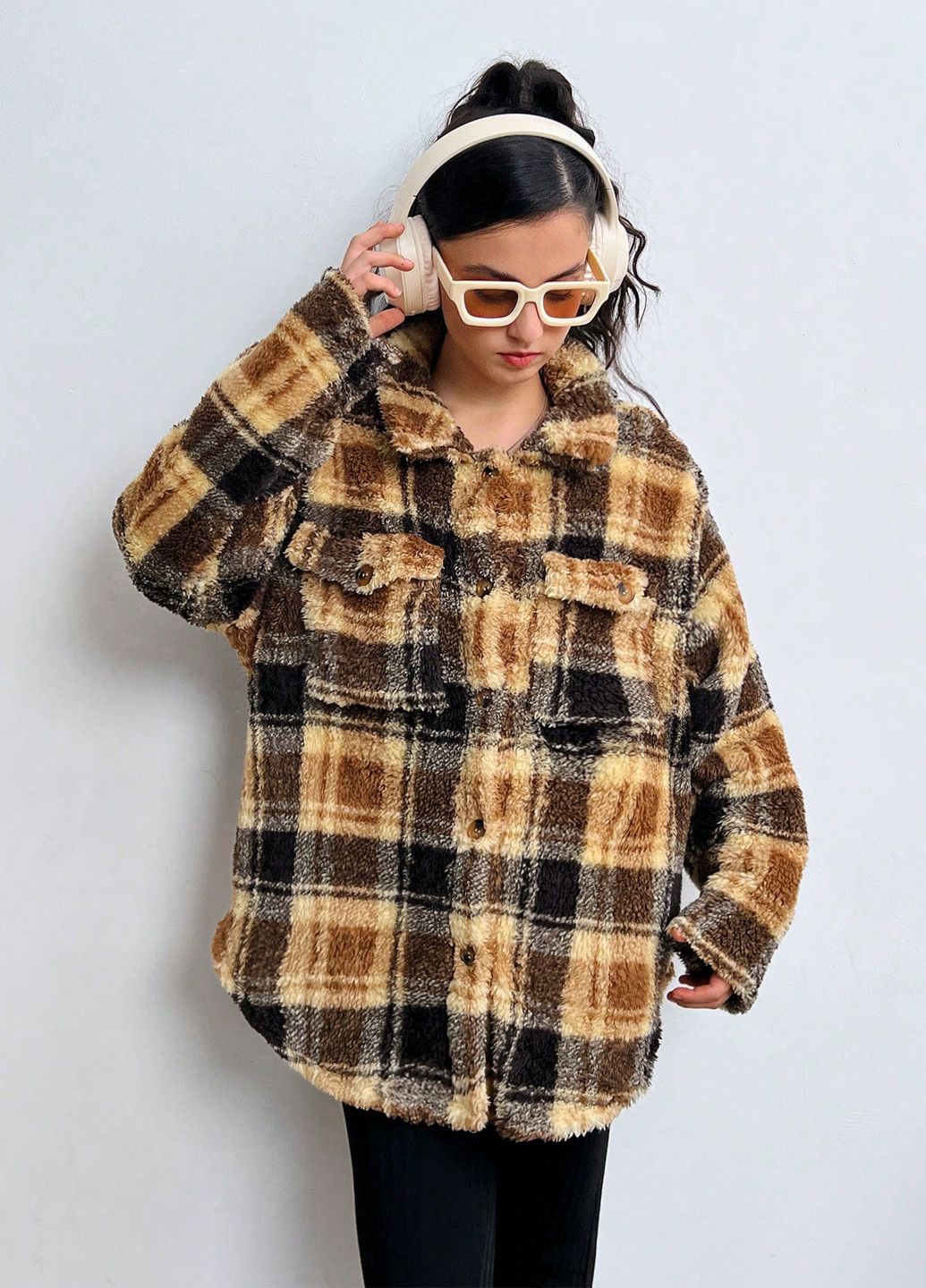 Куртка-рубашка SHEIN (342411848)