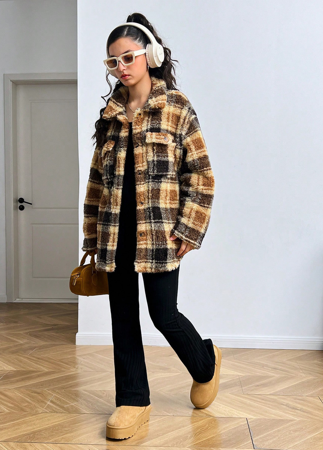 Куртка-рубашка SHEIN (342411848)