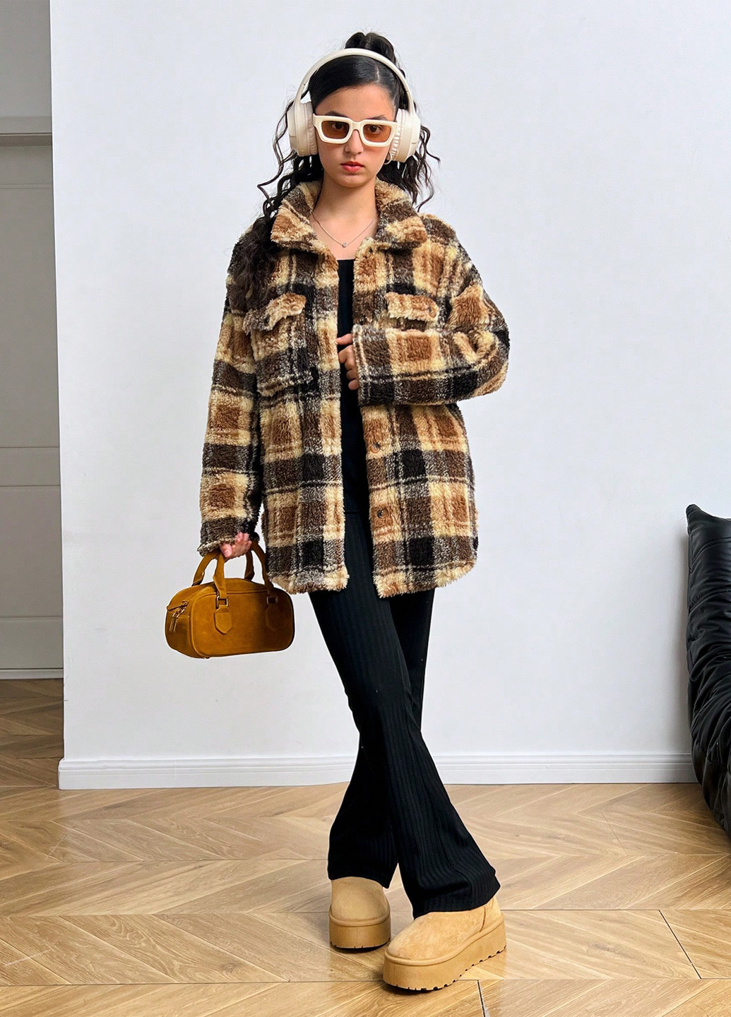 Куртка-рубашка SHEIN (342411848)