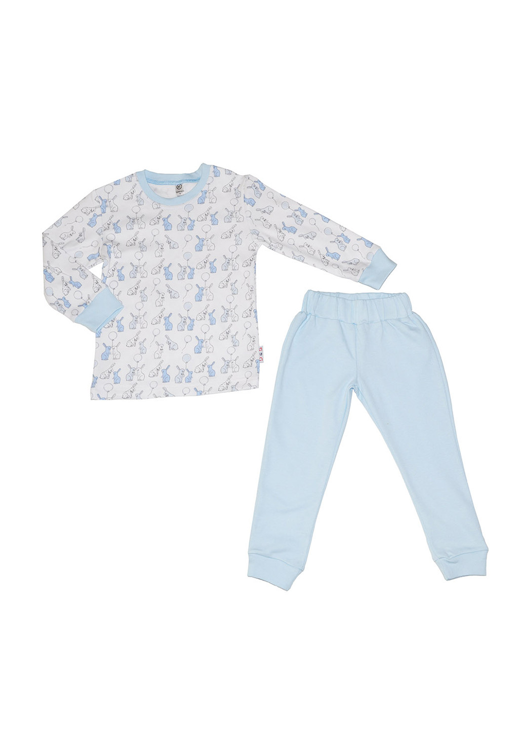 Комбинированная всесезон пижама (лонгслив, брюки) D&S