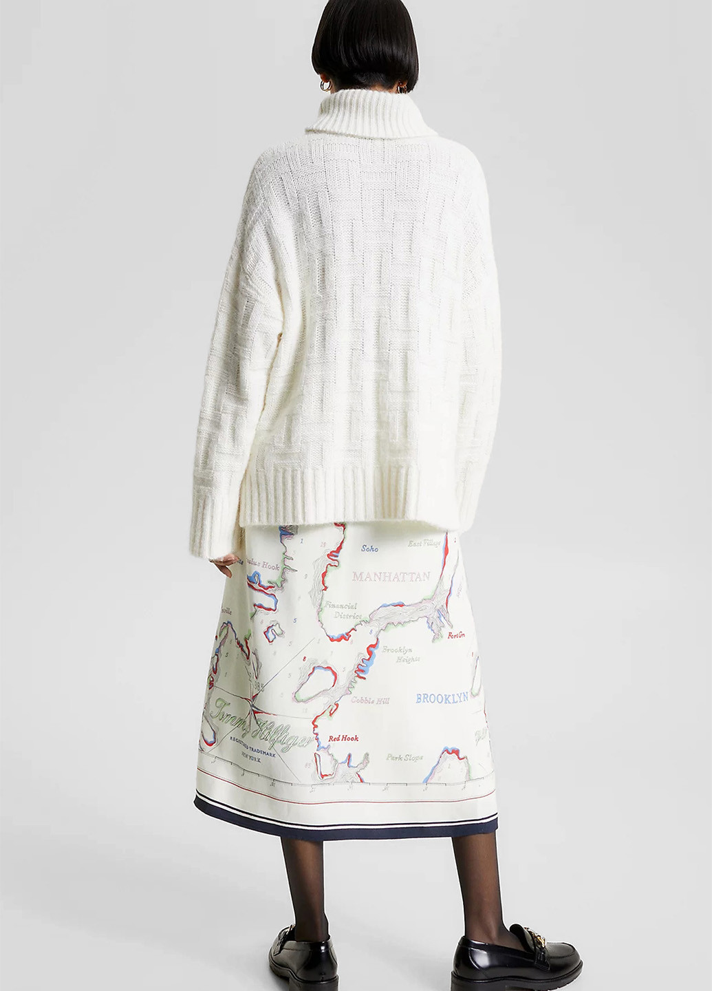 Молочний зимовий светр Tommy Hilfiger