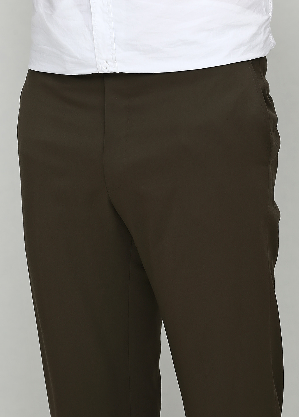 Оливковые классические демисезонные прямые брюки Ralph Lauren