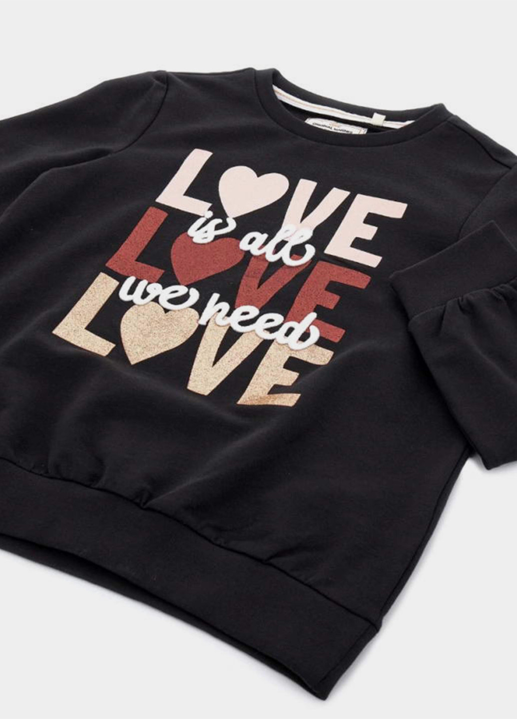 Original Marines світшот напис чорний кежуал бавовна