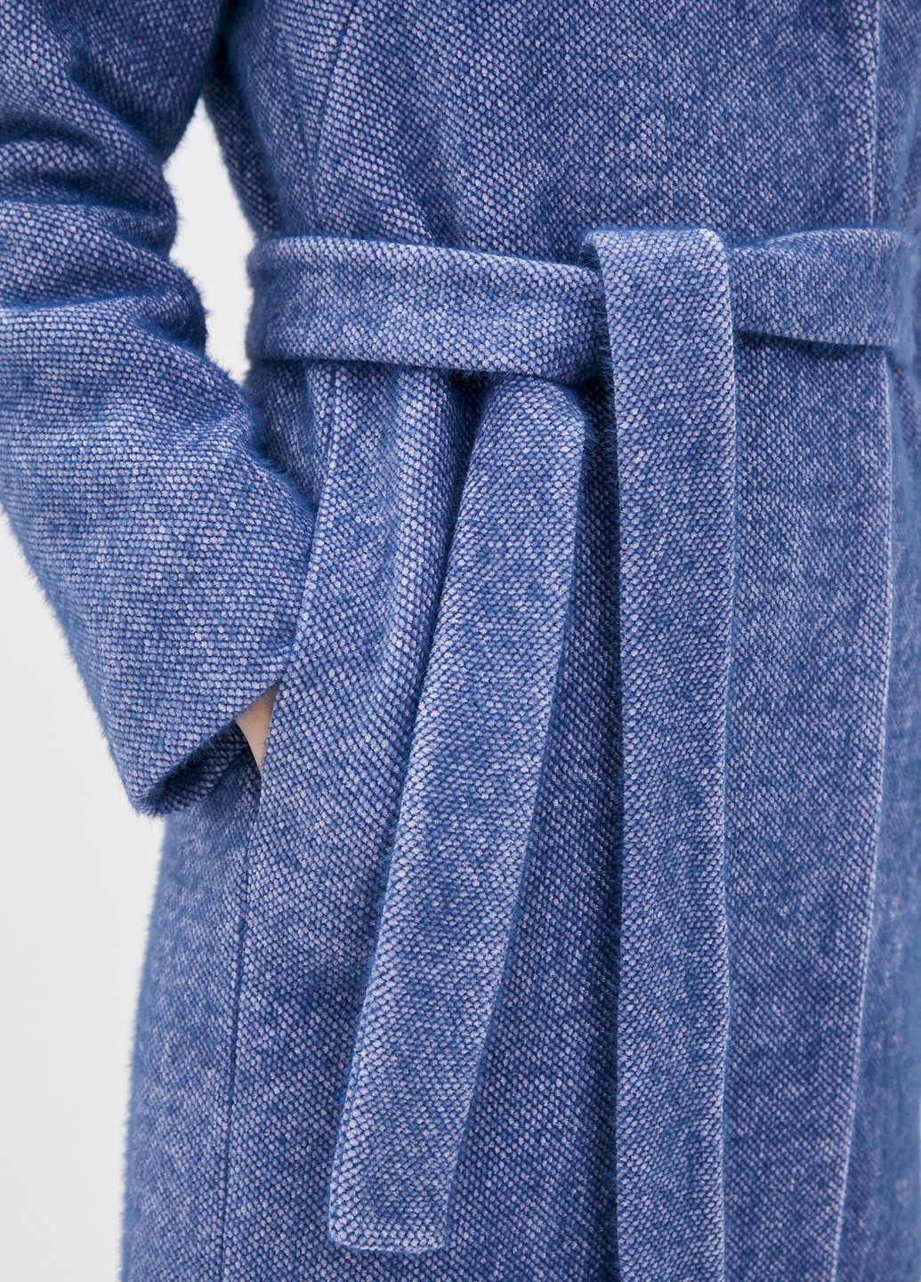 Фиолетовое демисезонное Пальто демисезонное 1787F однобортное DANNA