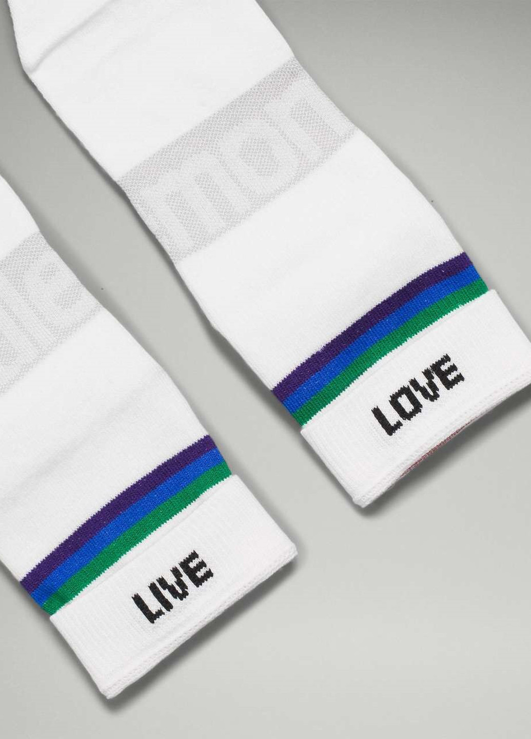 Белые носки Lululemon Athletica логотипы (348077120)