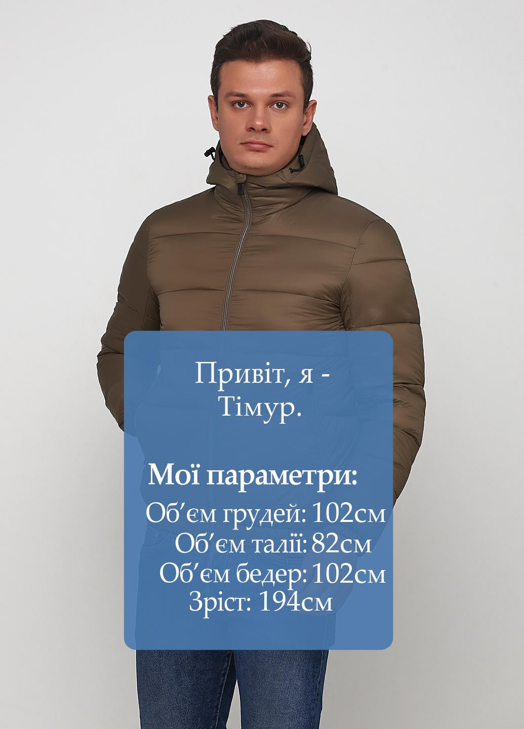 Оливкова демісезонна куртка Sorbino