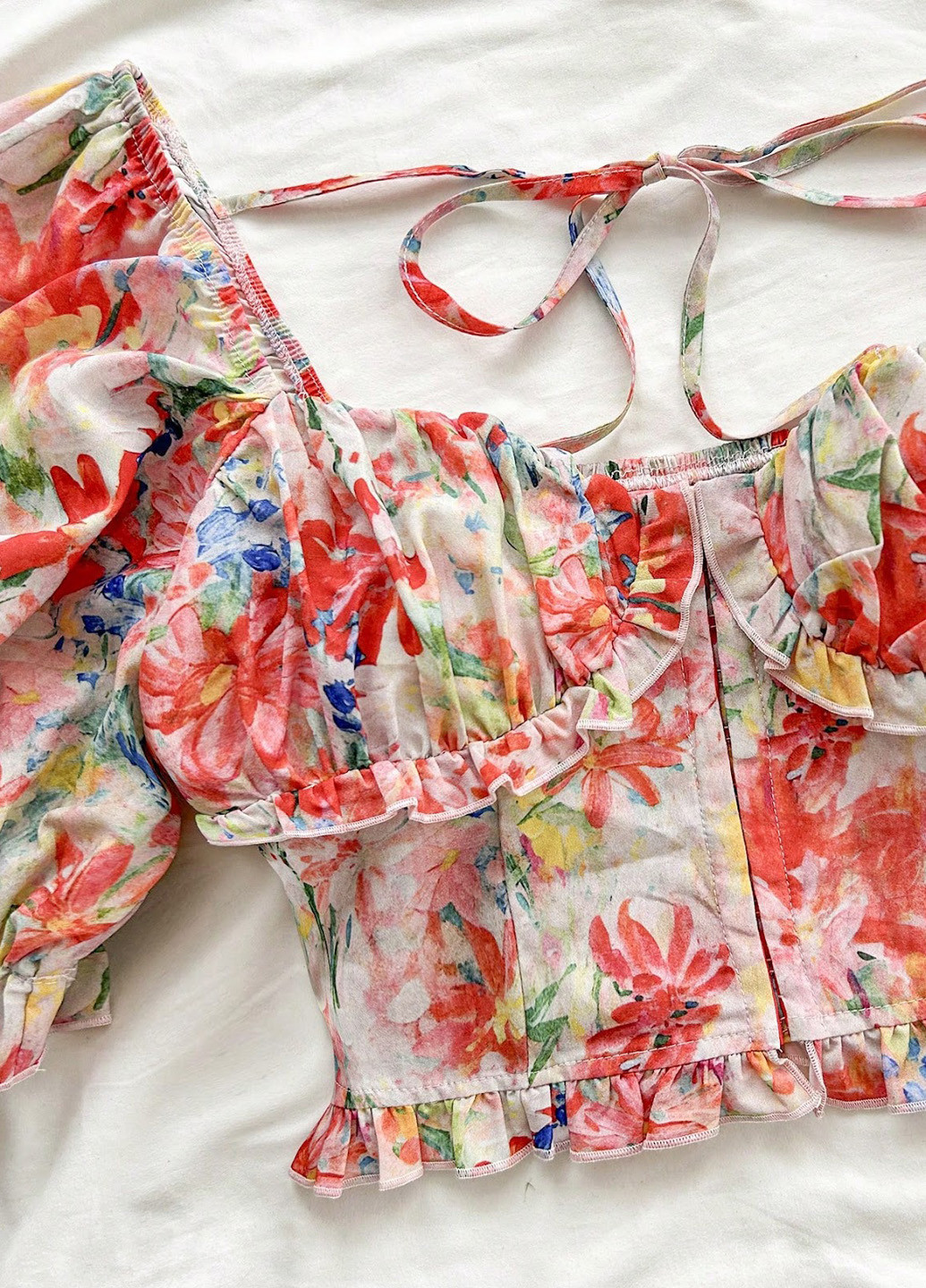 Комбинированная блуза SHEIN