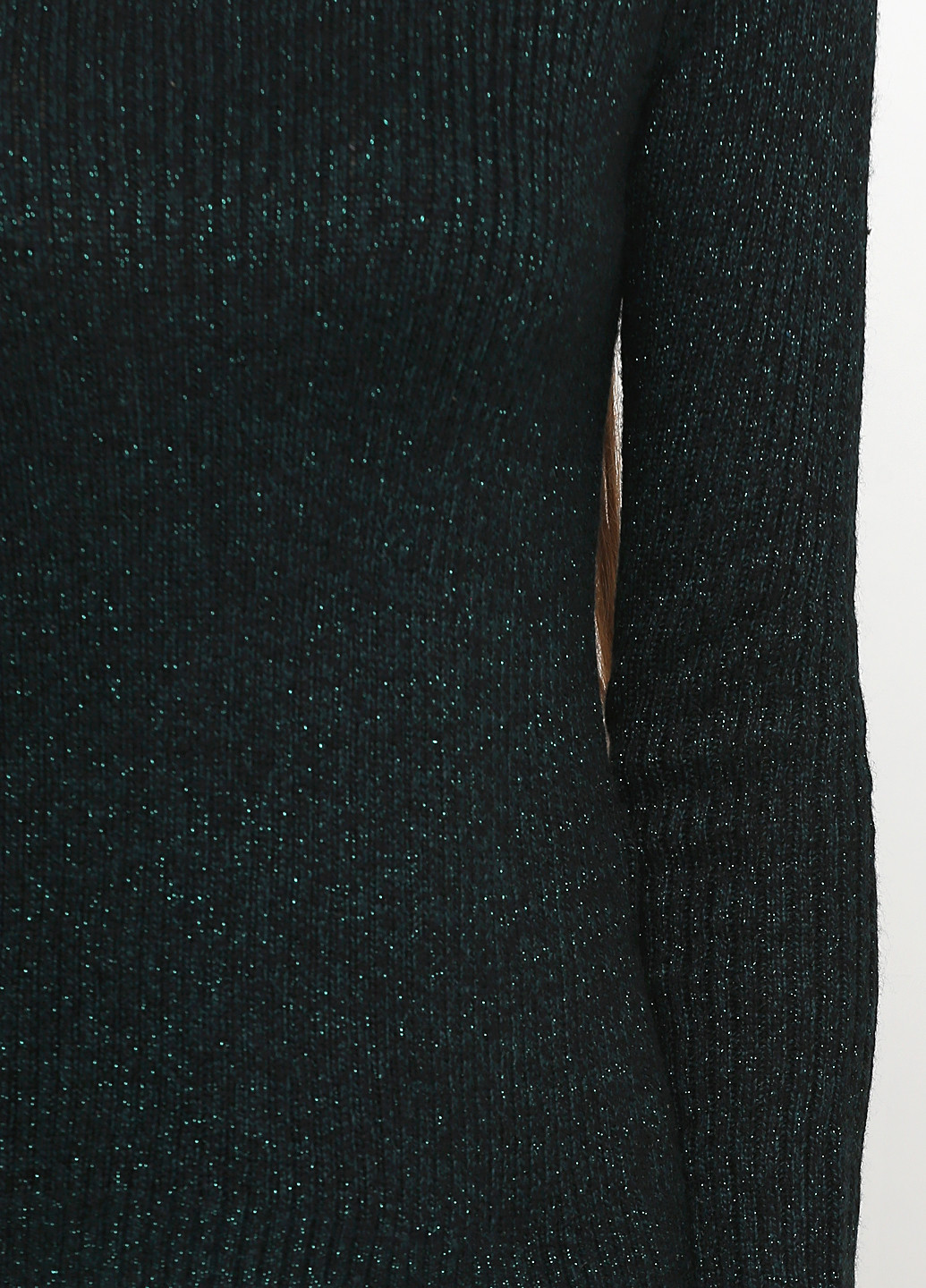 Темно-зелений зимовий светр H&M