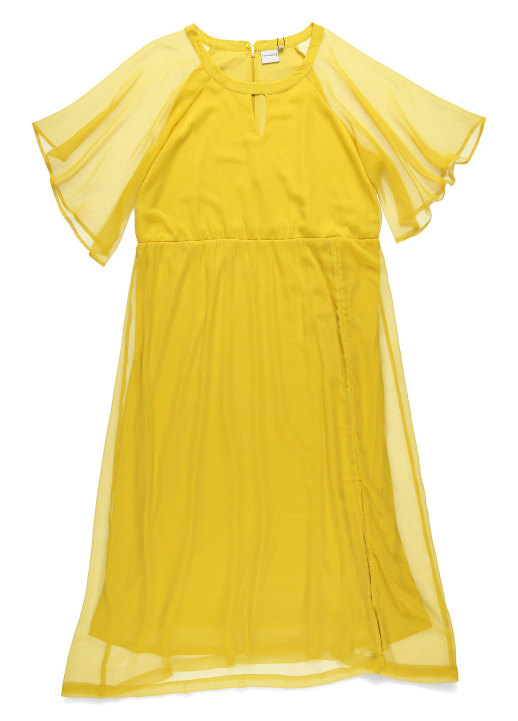 Жовтий кежуал сукня Junarose однотонна