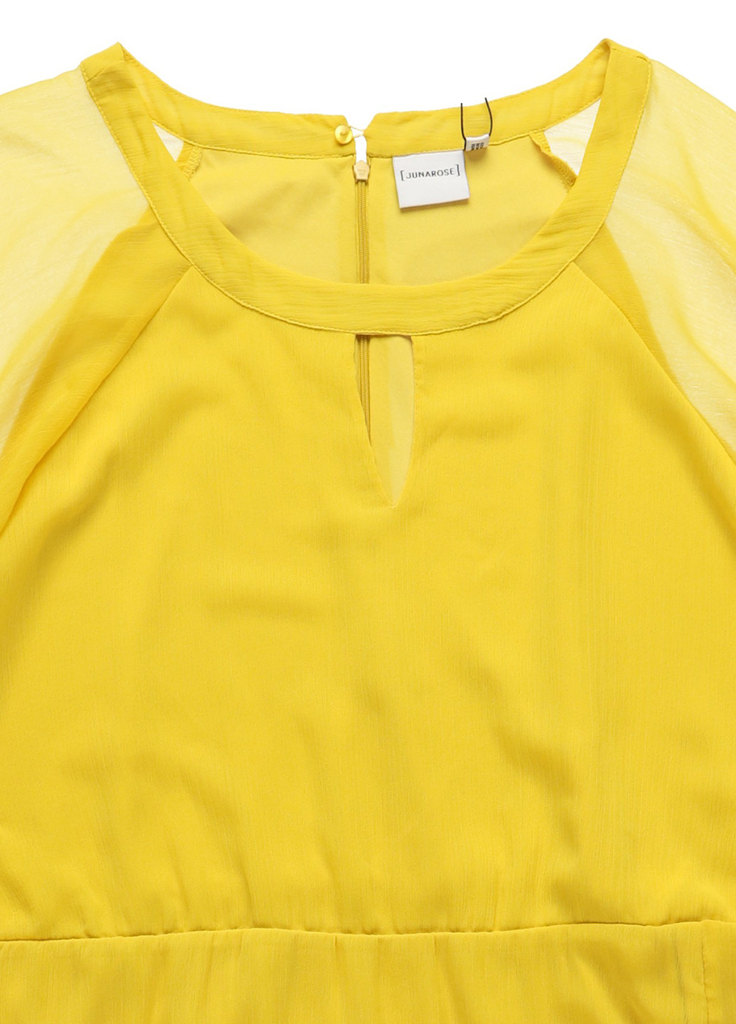 Жовтий кежуал сукня Junarose однотонна