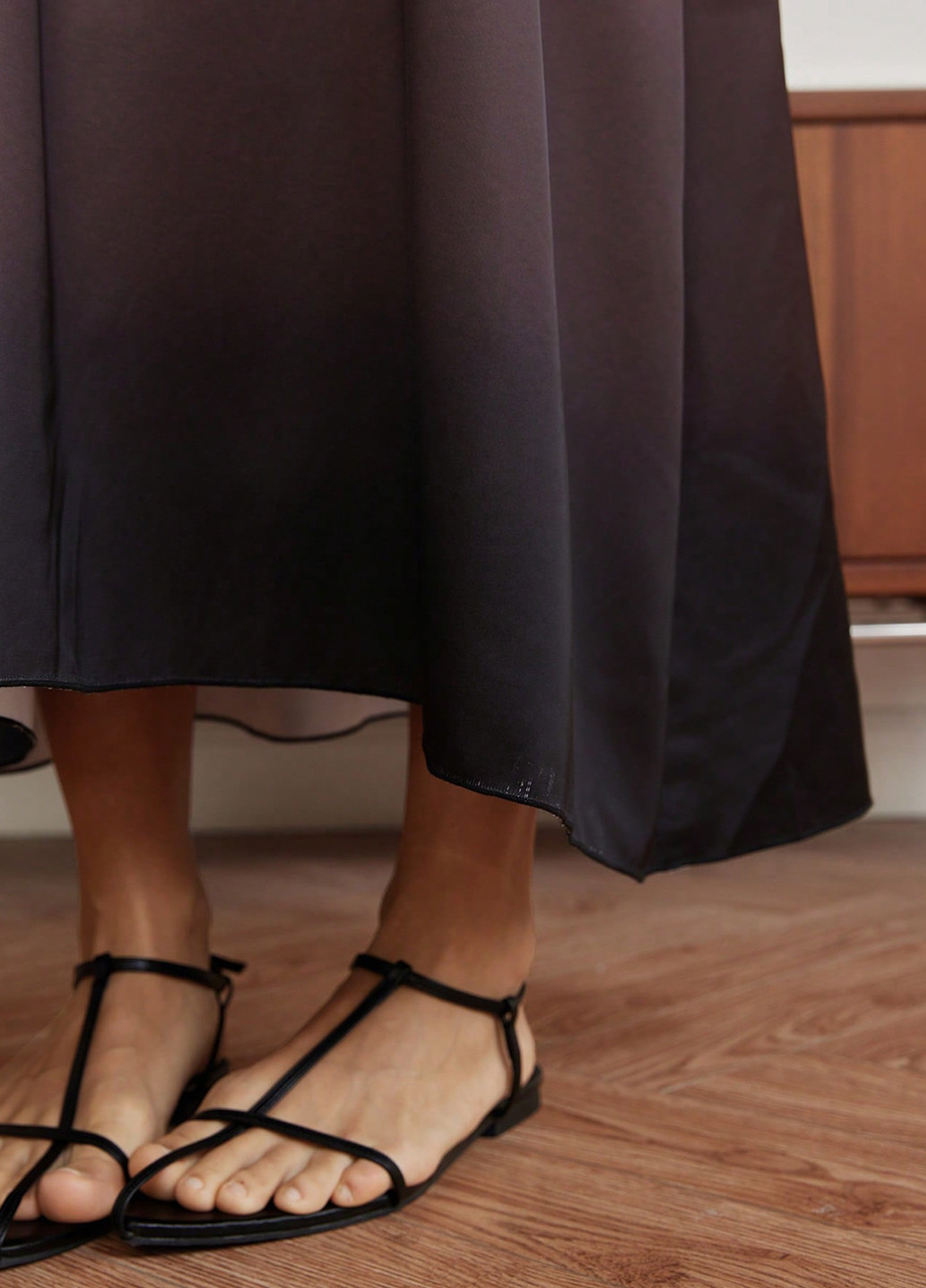 Комбинированное кэжуал платье оверсайз SHEIN колор блок