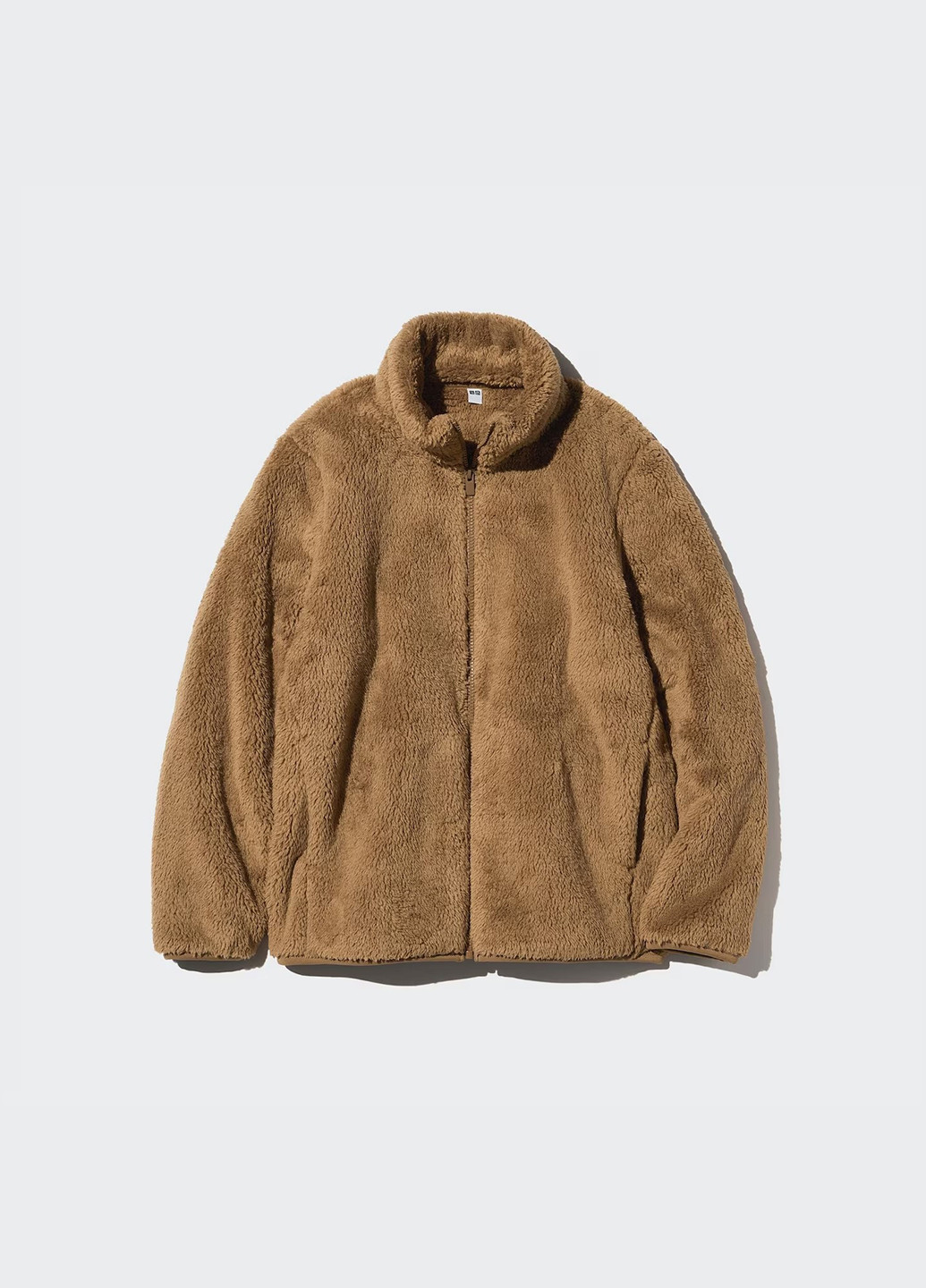 Коричневая демисезонная куртка Uniqlo