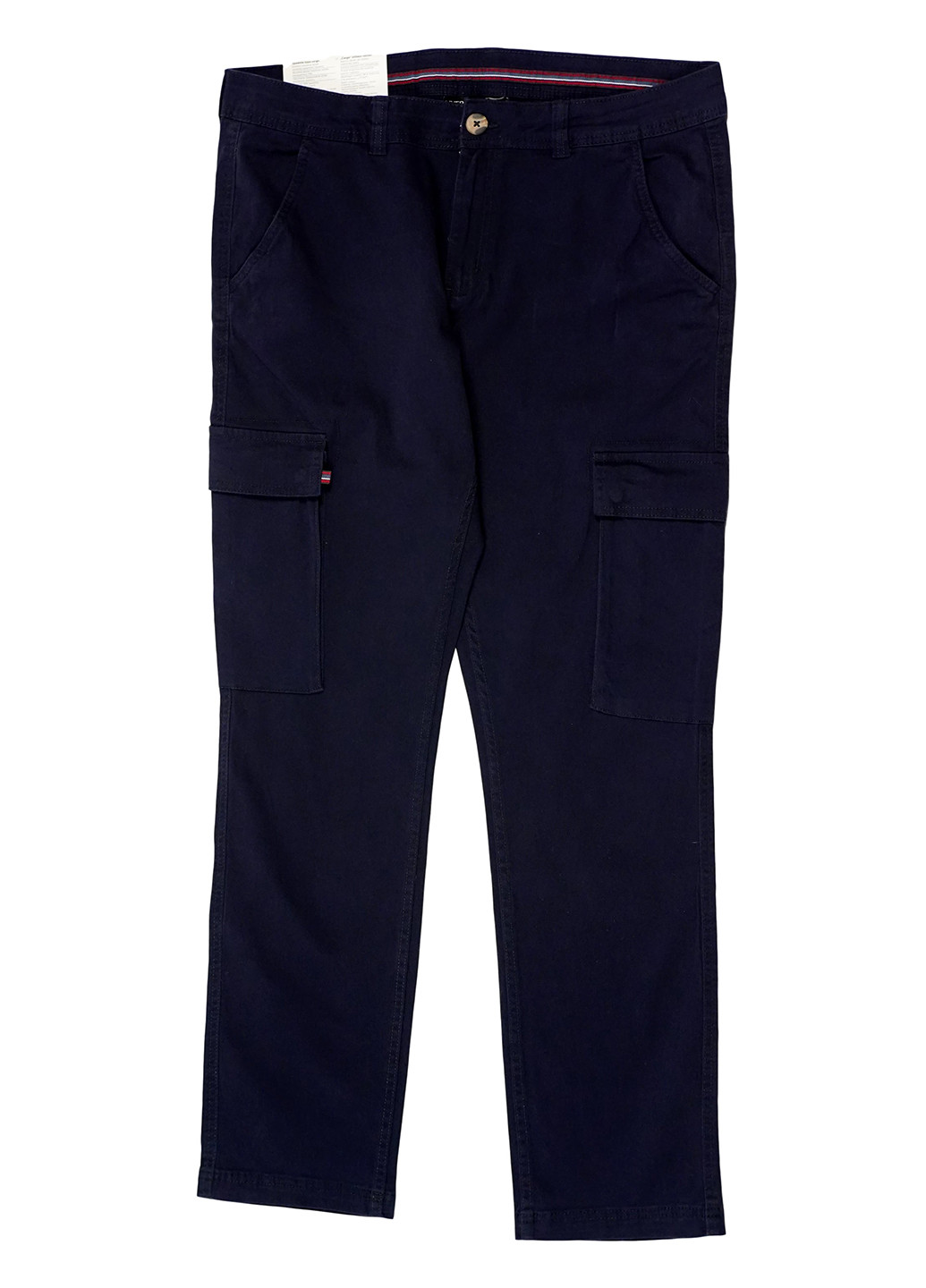 Темно-синие кэжуал демисезонные прямые брюки Livergy